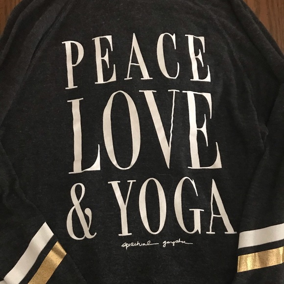 Peace, Love, Yoga Savasana Hoodie - Picture 4 of 8